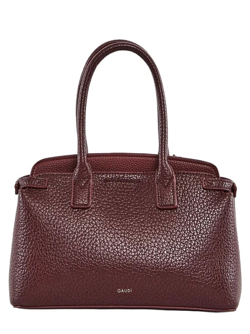 GIADA Handtasche mit Schulterriemen und Clutch Burgund - Damentaschen