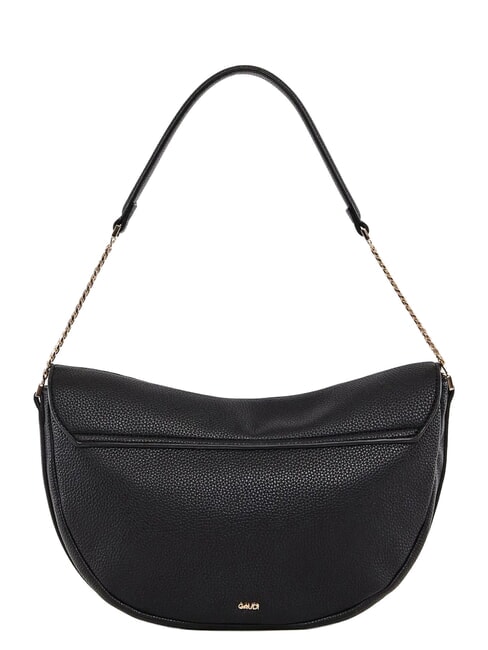 EVELYN Schultertasche mit Metalllogo SCHWARZ - Damentaschen
