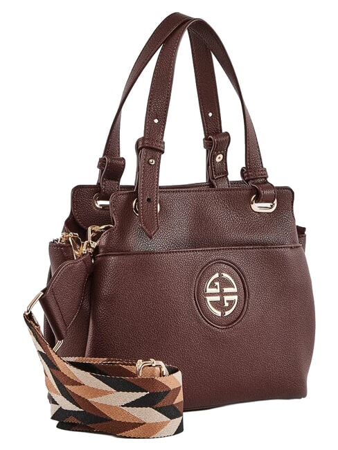 GINNIE Handtasche mit Schulterriemen Schokolade - Damentaschen