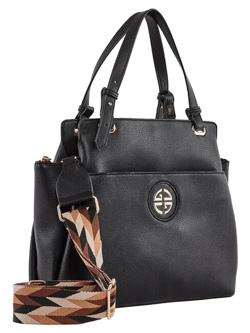 GINNIE Handtasche mit Schulterriemen SCHWARZ - Damentaschen