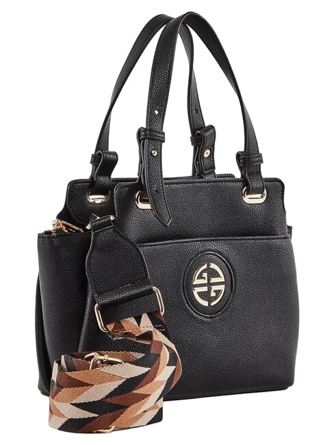 GINNIE Handtasche mit Schulterriemen SCHWARZ - Damentaschen