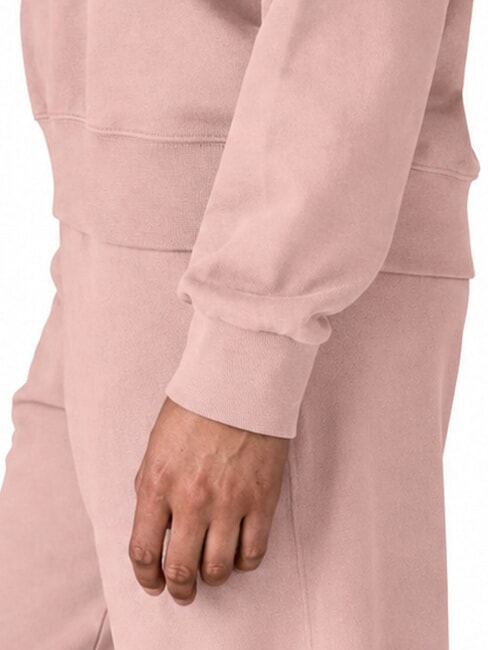 DAILY Geripptes Sweatshirt aus reiner Baumwolle rosa Frost - Sweatshirts Damen