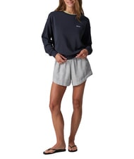 PATAGONIA DAILY Geripptes Sweatshirt aus reiner Baumwolle versunkenes Blau - Sweatshirts Damen - 3