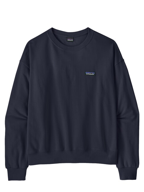 DAILY Geripptes Sweatshirt aus reiner Baumwolle versunkenes Blau - Sweatshirts Damen