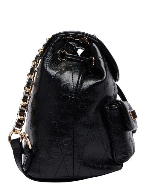 CRYSTELLE Rucksack mit Vordertaschen Schwarz - Damentaschen