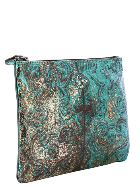 BEYONCE MULTICOLOR M Clutch aus Leder mit Schultergurt Casablanca - Damentaschen
