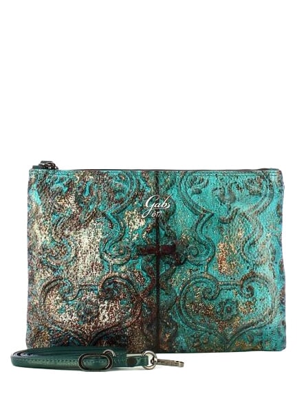 BEYONCE MULTICOLOR M Clutch aus Leder mit Schultergurt Casablanca - Damentaschen
