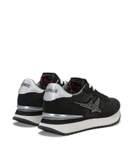 SUN68 STARGIRL STRASS LOGO Turnschuhe Schwarz - Damenschuhe - 3