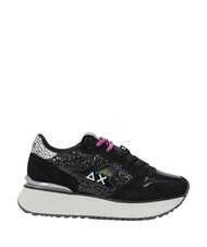 SUN68 BIG STARGIRL GLITTER Turnschuhe Schwarz - Damenschuhe - 2