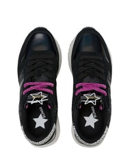 SUN68 BIG STARGIRL GLITTER Turnschuhe Schwarz - Damenschuhe - 4
