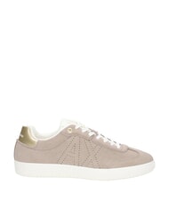 ARMANI EXCHANGE BEA Ledersneakers Schrift + blassgold - Damenschuhe - 2