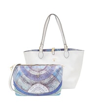 GATTINONI PLANETARIUM Doppelseitiger Shopper Wei&szlig;/Aquamarin - Damentaschen - 3