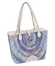 GATTINONI PLANETARIUM Doppelseitiger Shopper Wei&szlig;/Aquamarin - Damentaschen - 6
