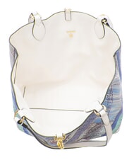 GATTINONI PLANETARIUM Doppelseitiger Shopper Wei&szlig;/Aquamarin - Damentaschen - 8