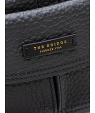 THE BRIDGE MARTINA Mini-Handtasche mit Schulterriemen Schwarzes Gold - Damentaschen - 3
