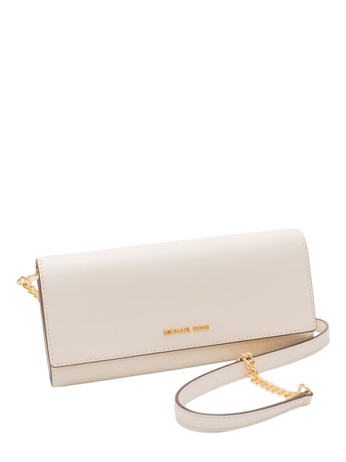 JET SET Schultertasche aus Leder Creme - Damentaschen