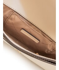 MICHAEL KORS JET SET Schultertasche aus Leder Creme - Damentaschen - 4