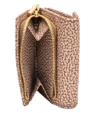 BORBONESE B-CLUB Gro&szlig;e Geldb&ouml;rse Beige - Brieftaschen Damen - 4