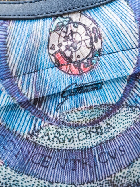 PLANETARIUM Hobo-Schultertasche Aquamarin/Dunkelblau - Damentaschen