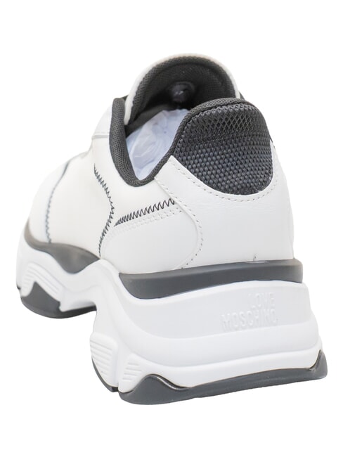 STARDUST Turnschuhe mit hoher Sohle wei&szlig; schwarz - Damenschuhe