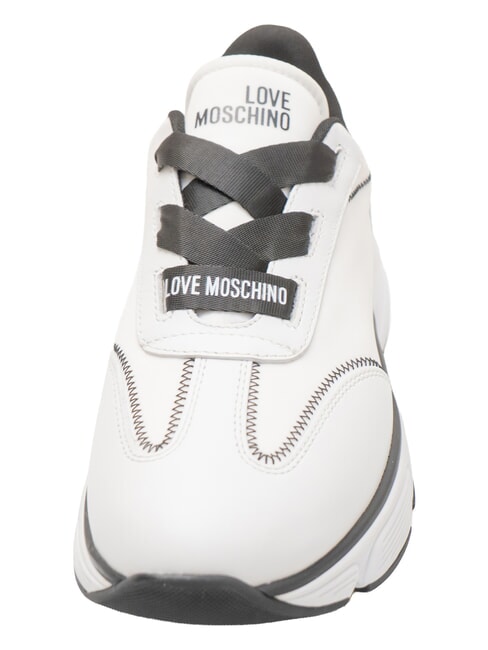 STARDUST Turnschuhe mit hoher Sohle wei&szlig; schwarz - Damenschuhe