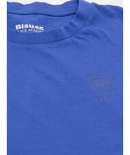 BLAUER EUTAW Baumwoll-T-Shirt blaue Waldrebe - Herren-T-Shirts - 2
