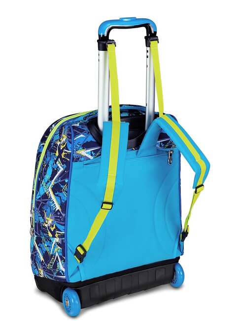 CUCCIOLI 2-r&auml;driger Trolley-Rucksack, fest montiert KIEFERNNADEL - Rucks&auml;cke mit Trolleyfunktion