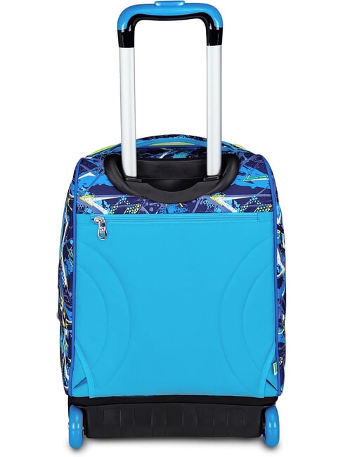 CUCCIOLI 2-r&auml;driger Trolley-Rucksack, fest montiert KIEFERNNADEL - Rucks&auml;cke mit Trolleyfunktion