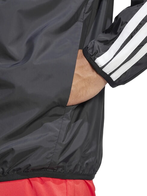 3 STRIPES Sportjacke mit Kapuze Schwarz - Herrenjacken