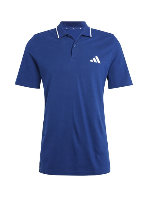 3 STRIPES Kurzarm-Poloshirt Blau - Herren-Polo-Shirts/Herren-Polo-Shirt/Herrenpoloshirt/Herrenpoloshirts