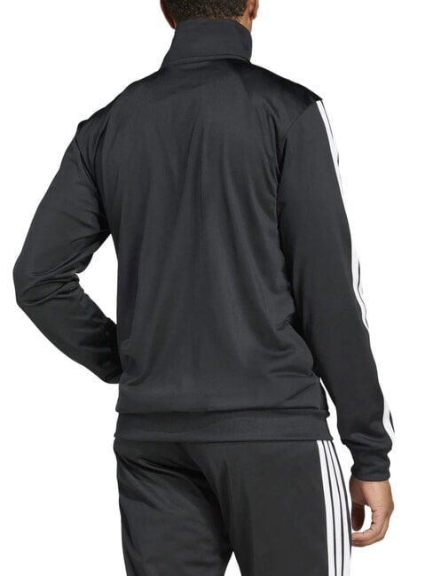 3 STRIPES Sweatshirt mit durchgehendem Rei&szlig;verschluss Schwarz - Sweatshirts Herren