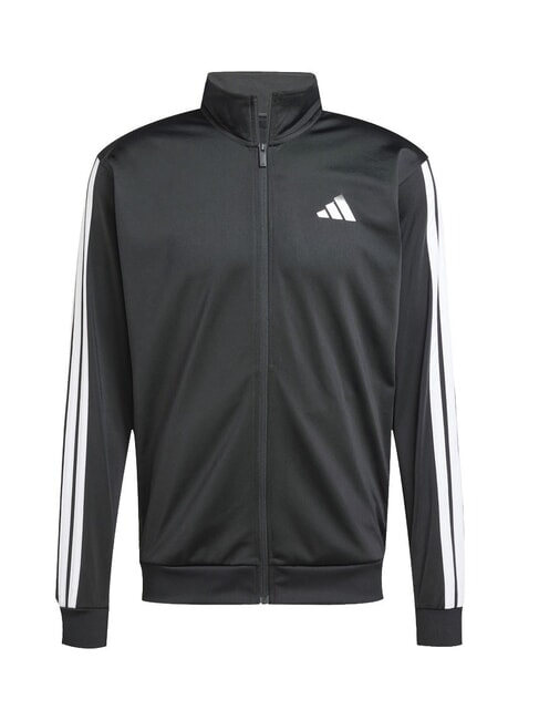3 STRIPES Sweatshirt mit durchgehendem Rei&szlig;verschluss Schwarz - Sweatshirts Herren