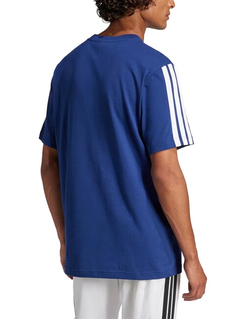 3 STRIPES Baumwoll-T-Shirt Blau - Herren-T-Shirts