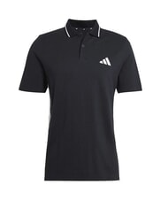 ADIDAS 3 STRIPES Kurzarm-Poloshirt Schwarz - Herren-Polo-Shirts/Herren-Polo-Shirt/Herrenpoloshirt/Herrenpoloshirts - 3