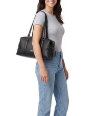 MICHAEL KORS TEDDI Schultertasche, Leder Schwarz - Damentaschen - 2