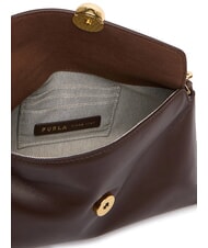 FURLA SFERA SOFT Lederhandtasche mit Schulterriemen Schokolade - Damentaschen - 4