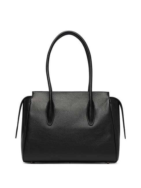 AMBRA Schultertasche, Leder Schwarz - Damentaschen