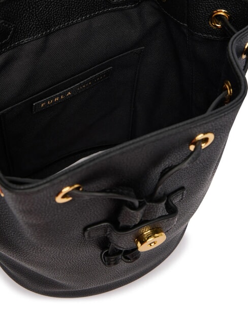 MOONLIGHT Lederrucksack Schwarz - Damentaschen