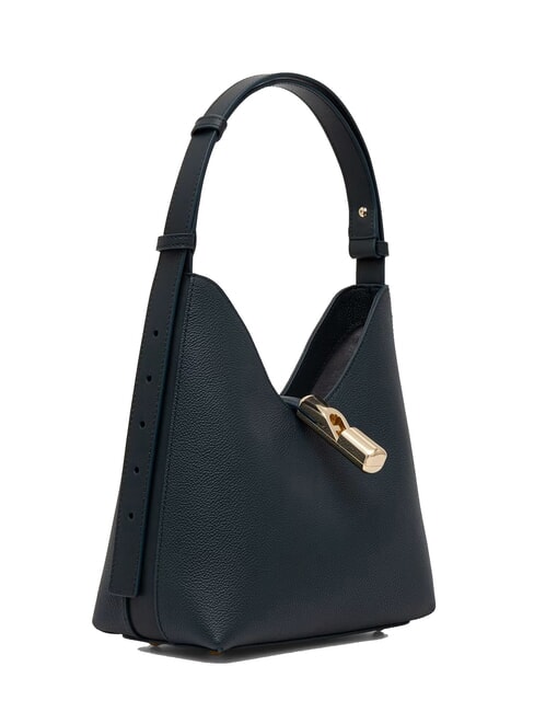 GOCCIA Schultertasche, Leder dunkler Wald - Damentaschen