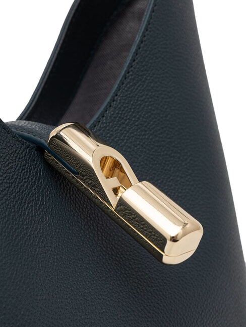 GOCCIA Schultertasche, Leder dunkler Wald - Damentaschen