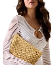 GUESS RAFFIA Handtasche nackter Sand - Damentaschen - 2