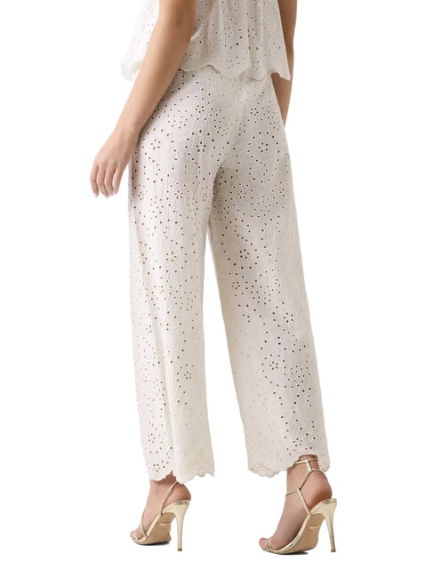 CELESTE Sangallo-Hosen blasse Perle - Damenhosen