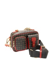 POLLINI HERITAGE Handtasche mit Taschen schwarzer Lack - Damentaschen - 2
