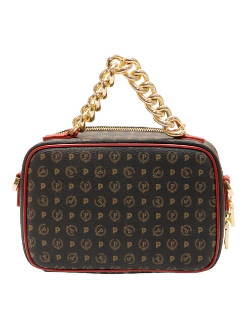 HERITAGE Handtasche mit Taschen schwarzer Lack - Damentaschen