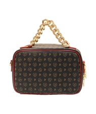 POLLINI HERITAGE Handtasche mit Taschen schwarzer Lack - Damentaschen - 3