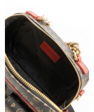 POLLINI HERITAGE Handtasche mit Taschen schwarzer Lack - Damentaschen - 4