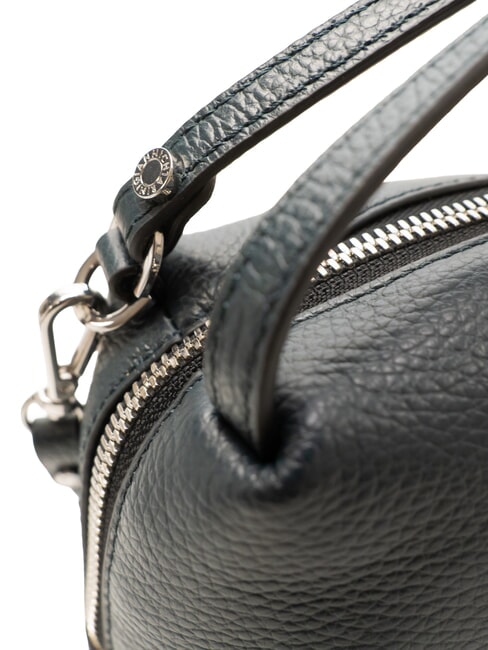 ALIFA Ledertasche mit Schultergurt Samtgr&uuml;n - Damentaschen