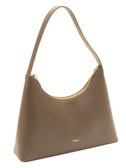 DIAMANTE Schultertasche, Leder Mahagoni - Damentaschen