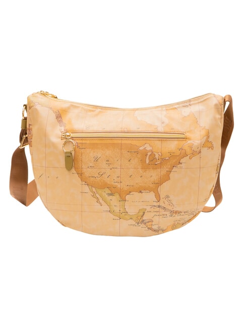 SOFT RANCH Schultertasche, GEO-Print olivgr&uuml;n - Damentaschen