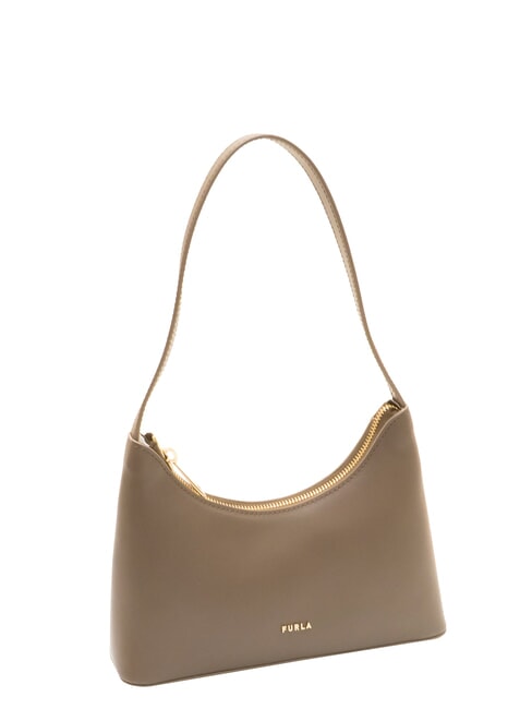 DIAMANTE Schultertasche, Leder Mahagoni - Damentaschen